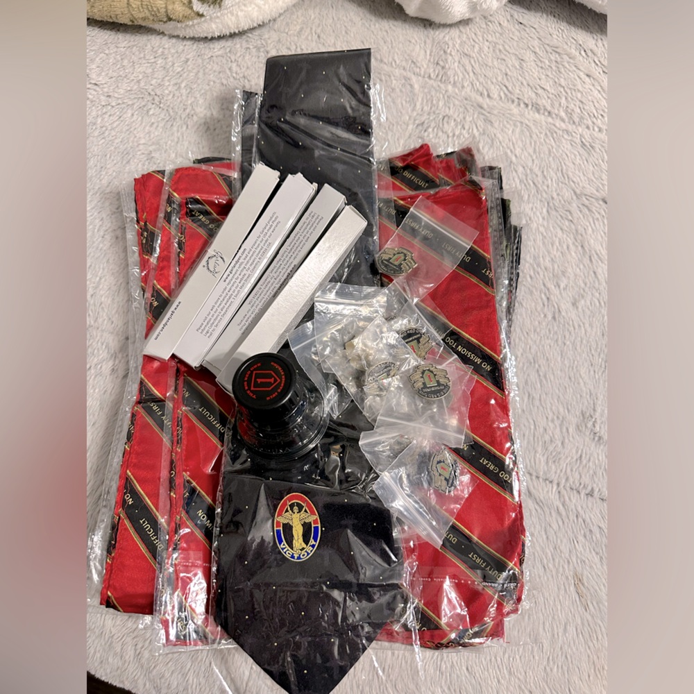 Fort Riley “big red one” memorablia items